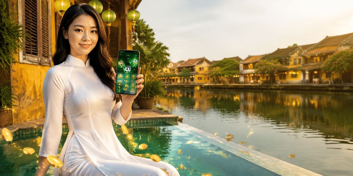 Người dùng tại Hội An trải nghiệm ứng dụng casino ao88a trên điện thoại