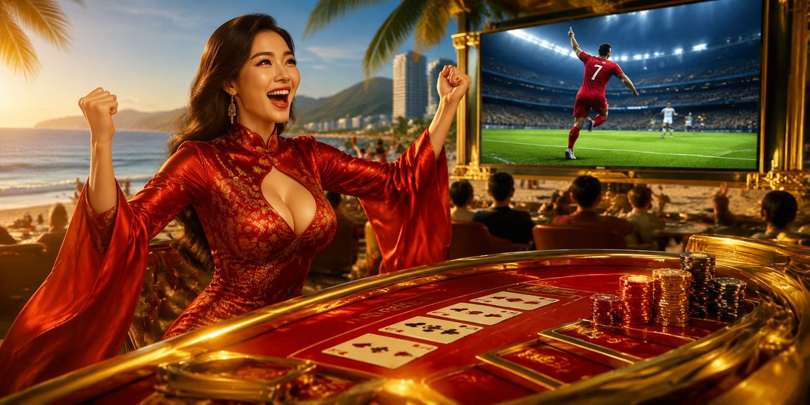 Người dùng tại Vũng Tàu trải nghiệm baccarat trực tuyến mặc áo dài truyền thống